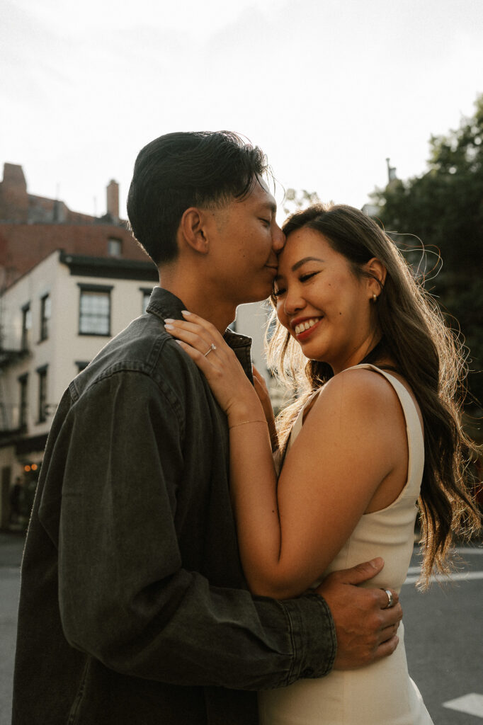 Sunrise engagement photo session