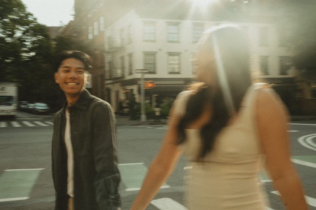 Artful Cinematic chasing the golden light of a New York Sunrise