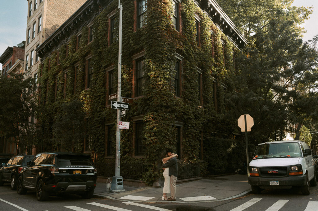 Cinematic Engagement Session in West Village of New York
