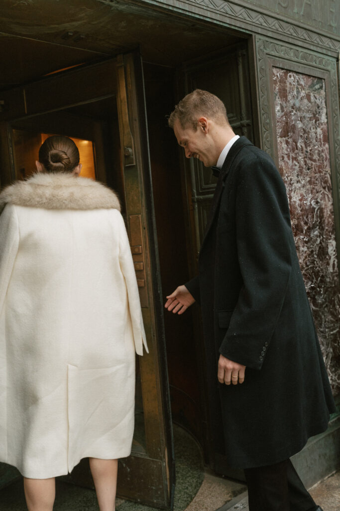 marriage day at justice of the peace in NY