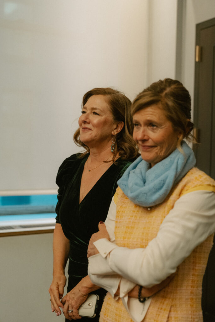 Mother of the Bride and Mother of the Groom act as witnesses in city hall elopement